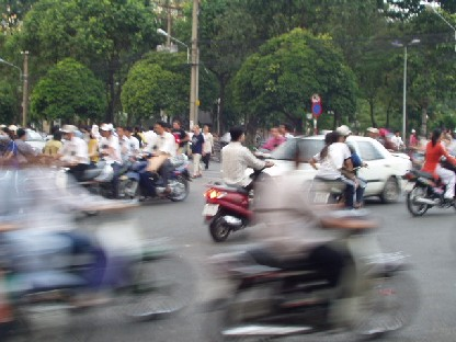 traffic in vietnam.